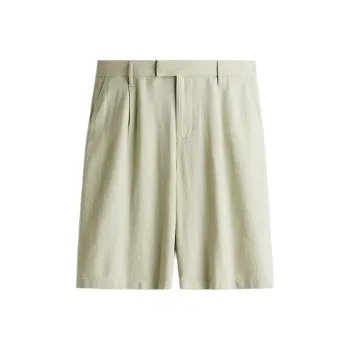 H&M Casual Shorts Women's Light Gray Green
