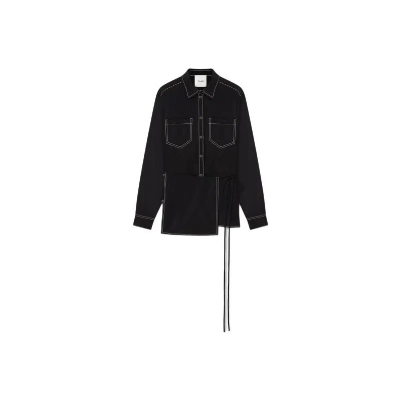 NANUSHKA SS24 Long Sleeved Dresses Women's Black-0