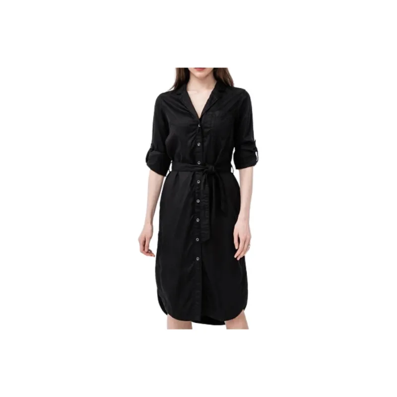 Pepe Jeans Short Sleeved Dresses Women's Black-0