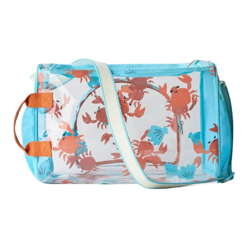 ZARA Thermoplastic Polyurethane Bowling Bag, Crossbody Bag Kids' Blue-1