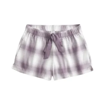 Hollister Casual Shorts Women's Red Plaid