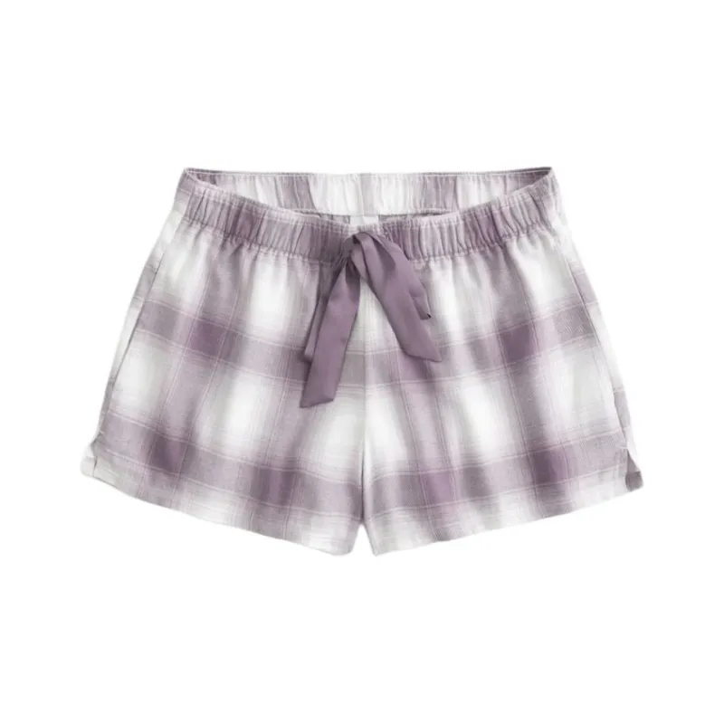 Hollister Casual Shorts Women's Red Plaid-0