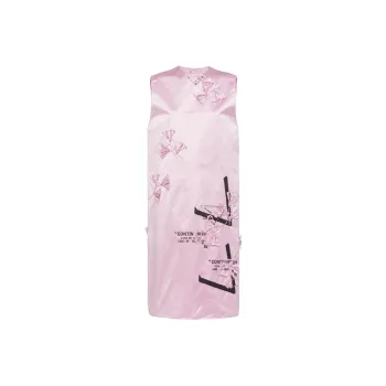 PRADA Sleeveless Dresses Women's Pink Purple