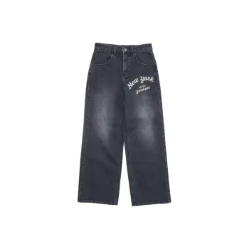 MLB New York Yankees Jeans Women's Charcoal Gray
