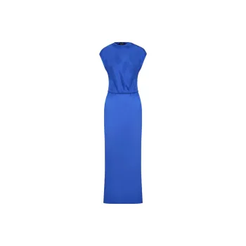 GIORGIO ARMANI Double faced Silk satin Long Dress