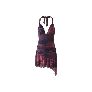 Tiger Mist FRIEDA DRESS Slip Dresses Women's Burgundy