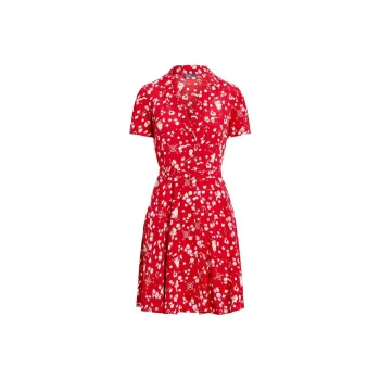 Polo Ralph Lauren SS24 Short Sleeved Dress Women's Red