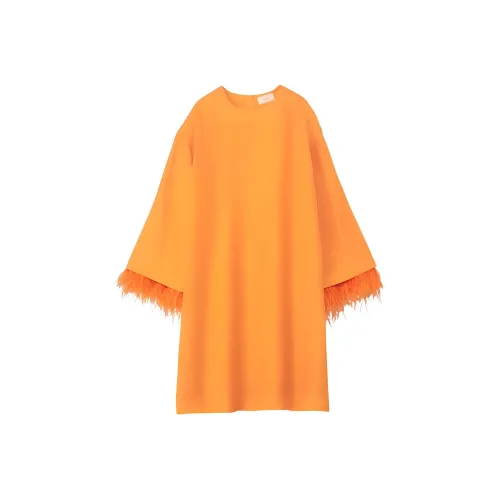 Onitsuka Tiger WS DRESS Long-Sleeved Dresses Women's Orange