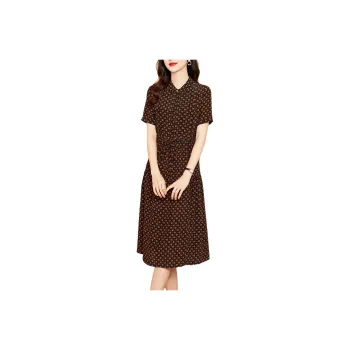 Yi Mengyuan Silk Short Sleeved Dress Women's