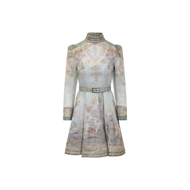 Zimmermann Eden Belted Mini Dress-0