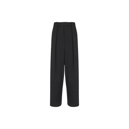 BALMAIN Pleated Grain De Poudre Trousers