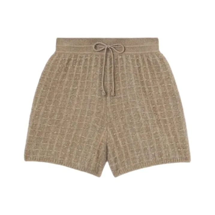 Loro Piana Cocooning Shorts Casual Shorts Women's Brown-0