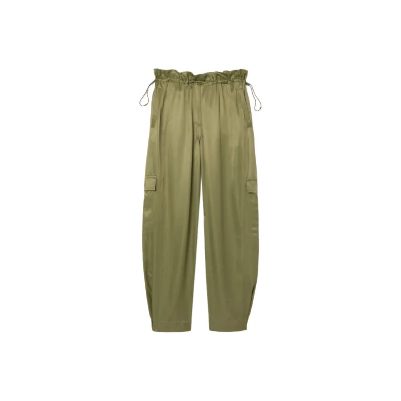LACOSTE Satin Cargo Pants-0