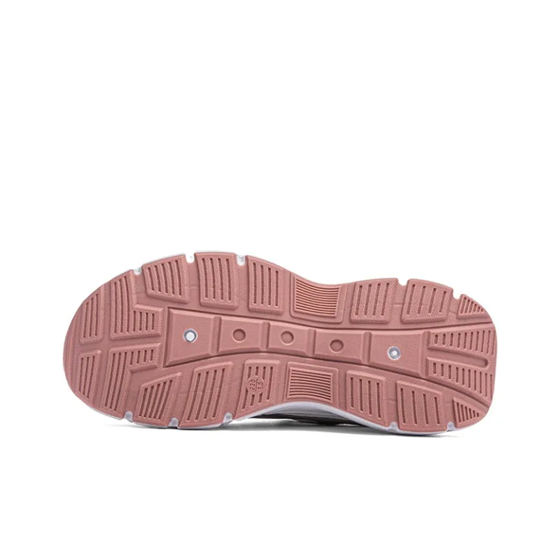 Warrior Breathable Moisture Wicking Height Increasing Low Top Casual Running Shoes Women's Silver White Pink Red-5