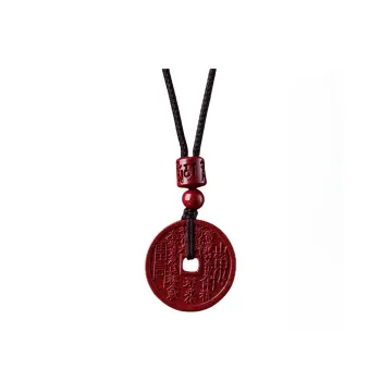 ZHIZUO Natural Cinnabar Pendants Unisex