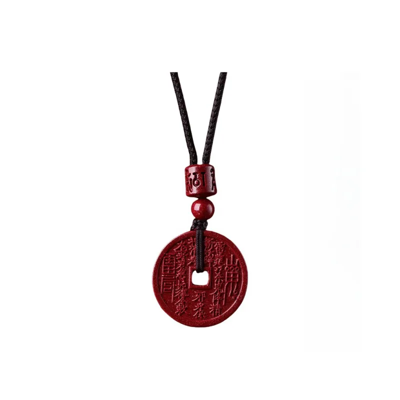 ZHIZUO Natural Cinnabar Pendants Unisex-0