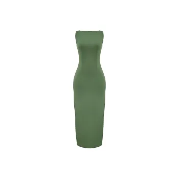 HOUSE OF CB FILOMENA Sleeveless Dress Women's OLIVE/Olive
