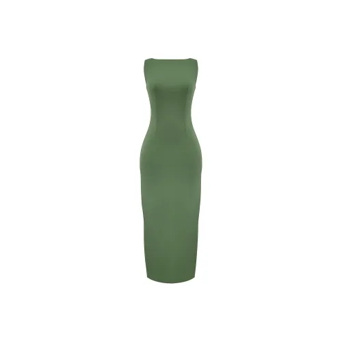 HOUSE OF CB FILOMENA Sleeveless Dress Women's OLIVE/Olive