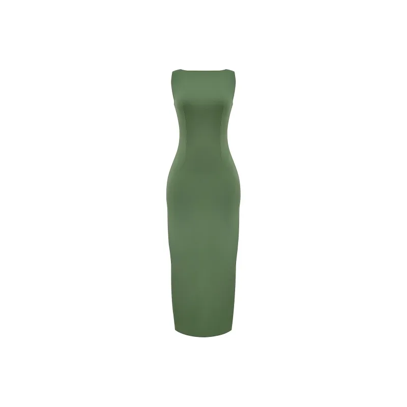 HOUSE OF CB FILOMENA Sleeveless Dress Women's OLIVE/Olive-0