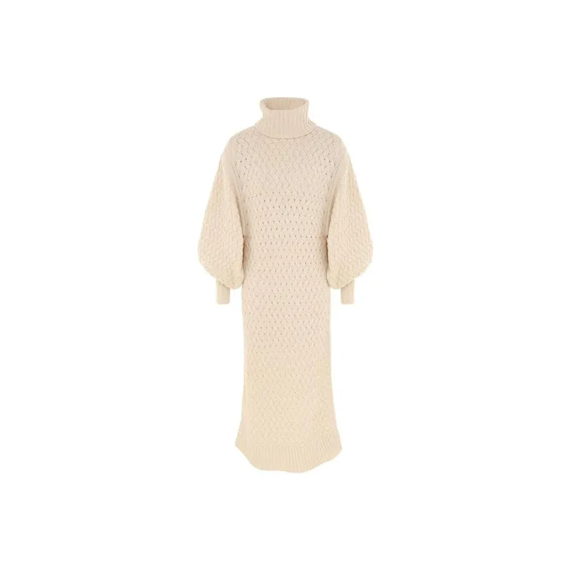 Zimmermann FW24 Long-Sleeved Dresses Women's Cream-0