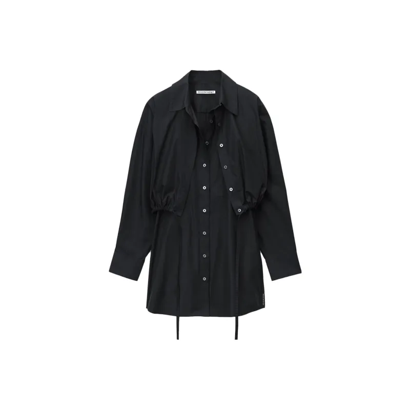 Alexander Wang Layered Mini Shirtdress-0