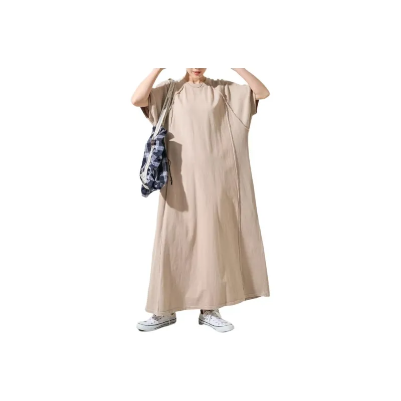 FREAK'S STORE Short Sleeved Dress Women's Beige-0