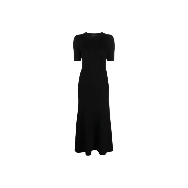 Maje Short-Sleeved Dresses Women's Black-0