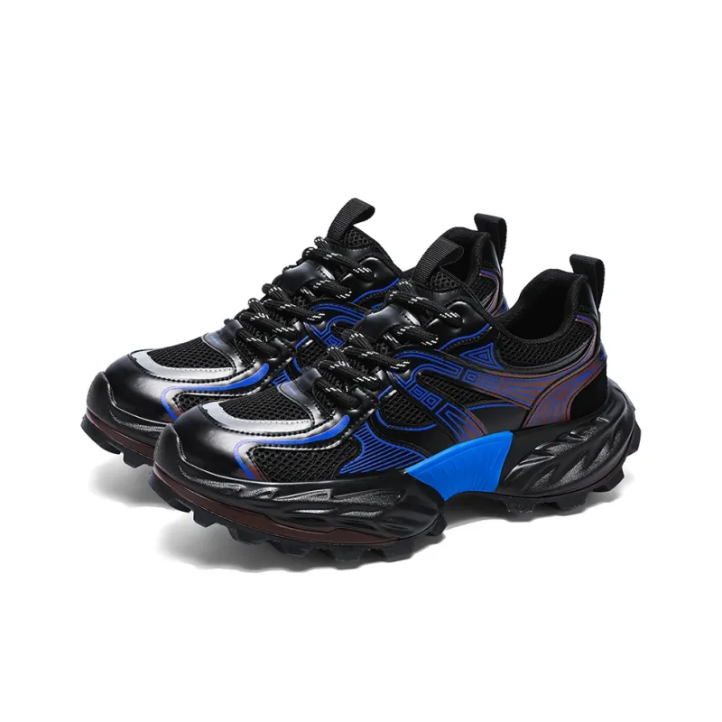 ROBINHOOD Slip Resistant, Abrasion Resistant, Coverage, Balance, And Cushioning Low Top Chunky Sneakers Men's-8