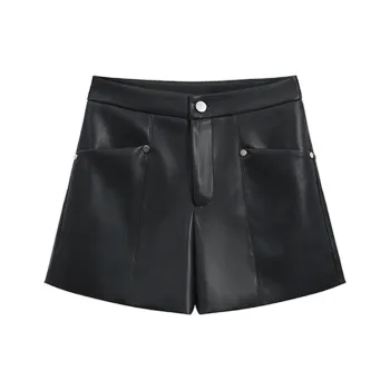 ETSE Casual Shorts Women's Black