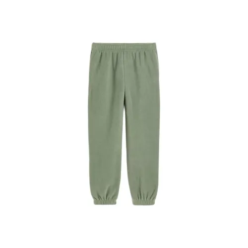 H&M Knitted Sports Pants Women's Khaki Green