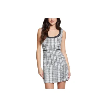 GUESS Tosca Braid Dress Sleeveless Dress Women's White
