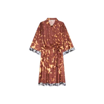 DRIES VAN NOTEN Silk Shirt Dress