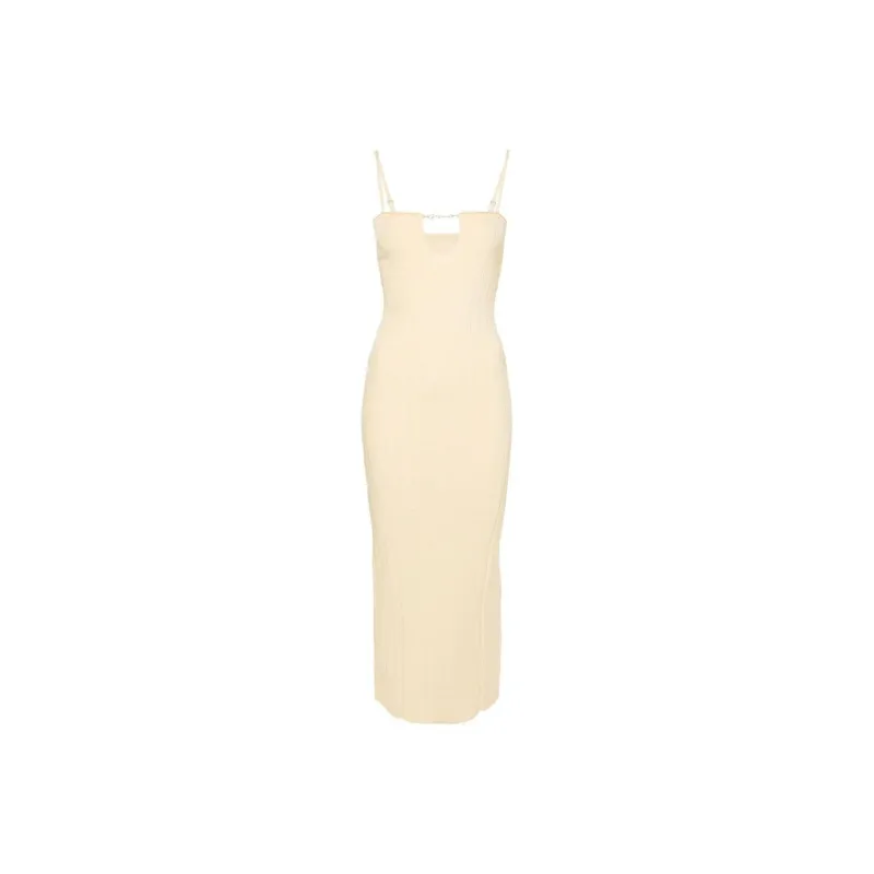 Jacquemus Knitted Lingerie Dress-0