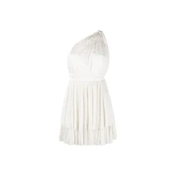 Sabina Musayev Chicago One shoulder Tiered Dress