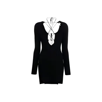 Nensi Dojaka Lace up Minidress