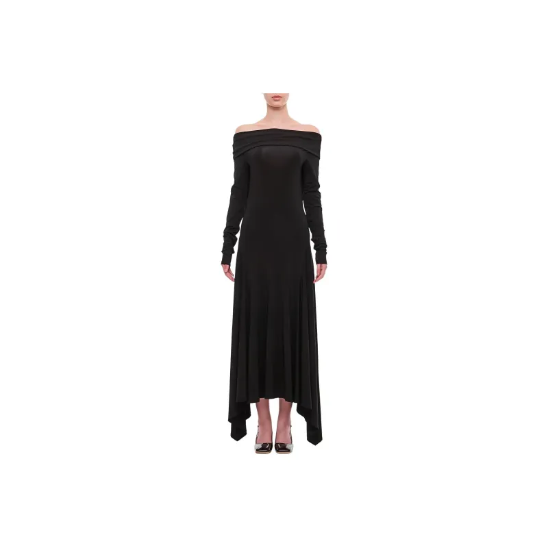 MaxMara Off Shoulder Long Sleeved Dress-0