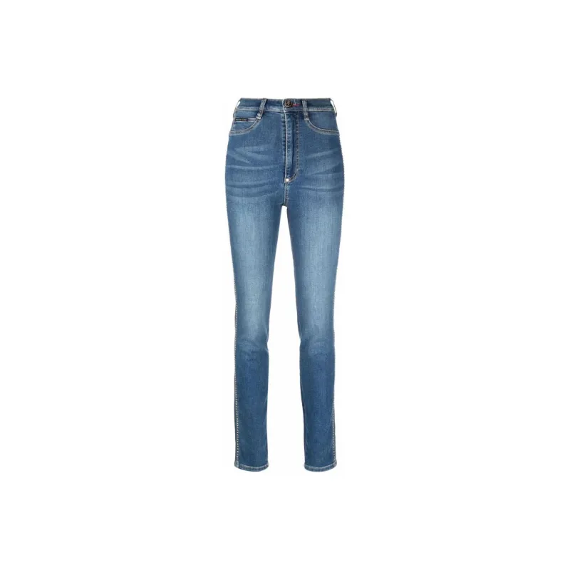 PHILIPP PLEIN Super high Waisted Skinny Jeans-0
