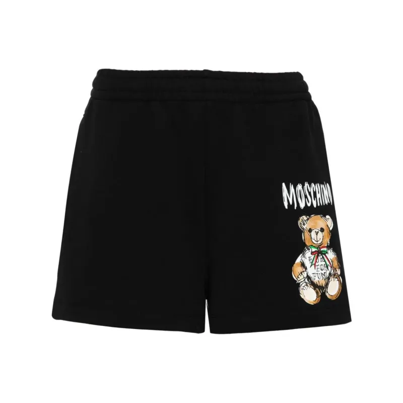 MOSCHINO SS24 Casual Shorts Women's Black-0