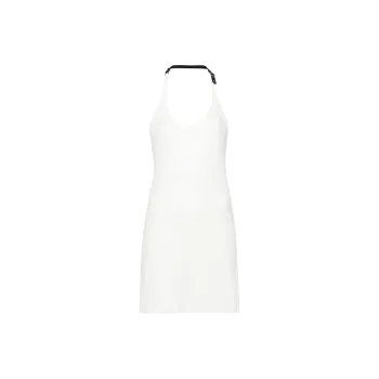 COURREGES Holistic Buckle 90's Ribs Long Dress 'Heritage White'