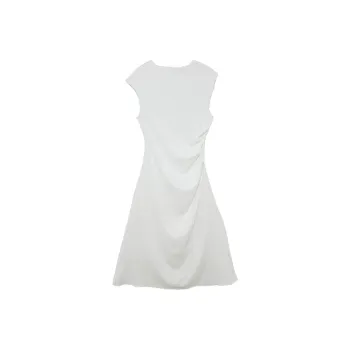 Icicofficial Sleeveless Dress Women's Ecru