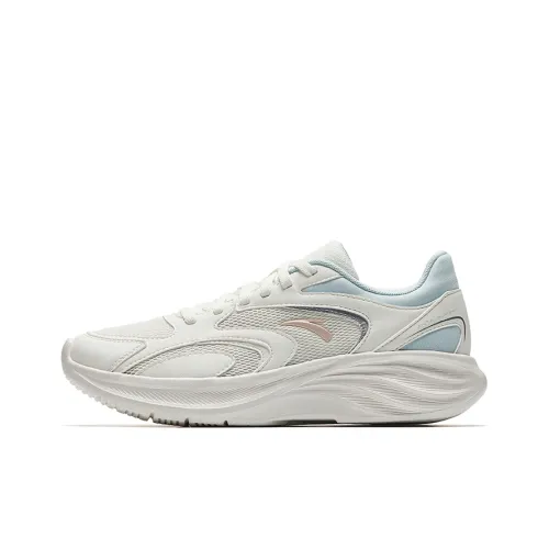 Anta Star Cloud 2 Slip Resistant And Breathable Low Top Casual Running Shoes Women's White Blue