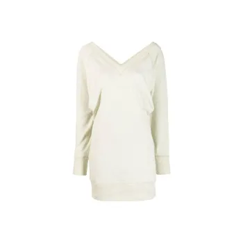 ISABEL MARANT ETOILE Manuela V-neck Sweatshirt Minidress