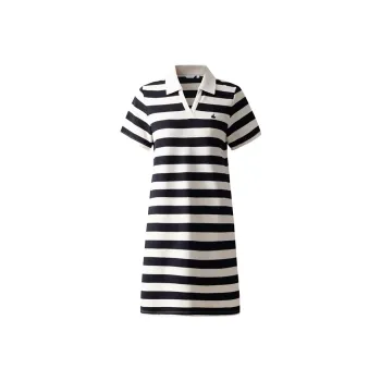 NAVIGARE Short Sleeved Dress Women's Tech White/Black