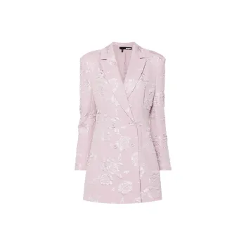 Rotate Jacquard Mini Dress