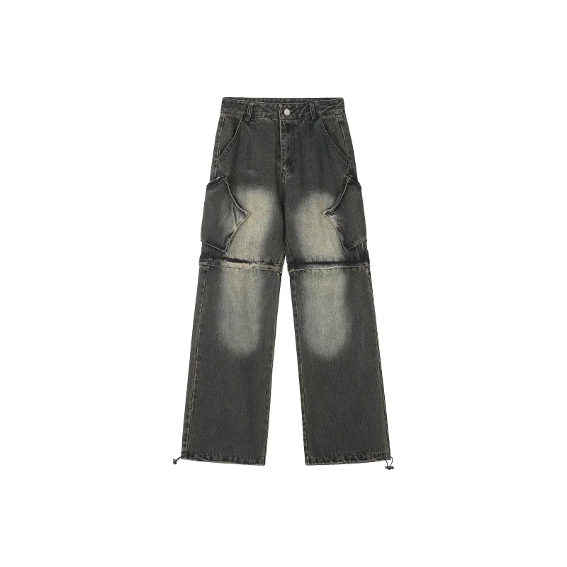 JASONWOOD SS25 Jeans Unisex Distressed Color-0
