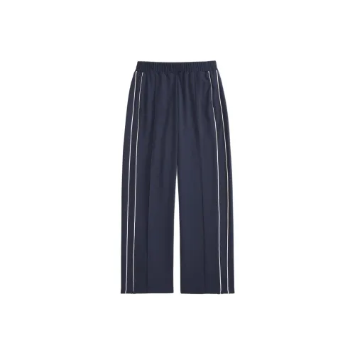 Abercrombie＆Fitch Knitted Sports Pants Women's Dark Blue