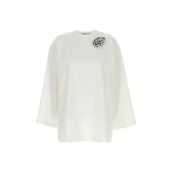 GIUSEPPE DI MORABITO Rhinestone Floral pin Mini Dress