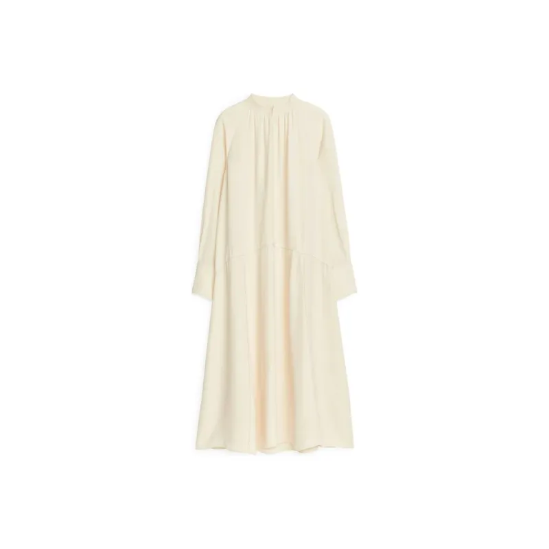 ARKET Long Sleeved Dresses Women's Ecru-0