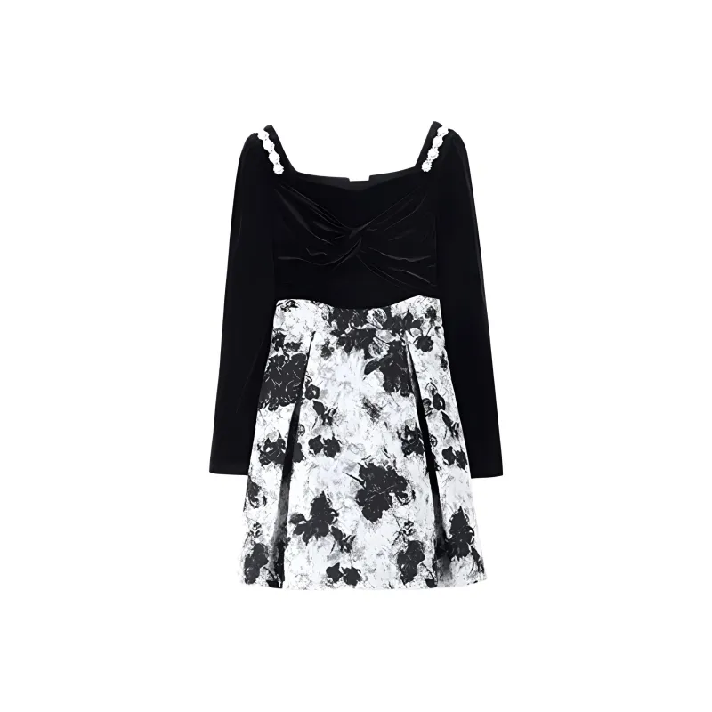 KEAB Long-Sleeved Dresses Women's Black-0