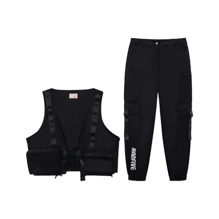 LiNing Basketball Collection Casual Suit Women's Black-0